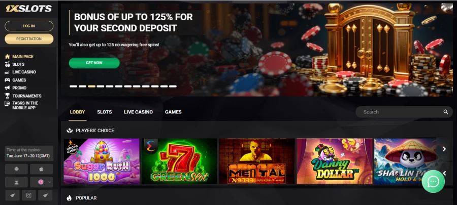 1xslots app